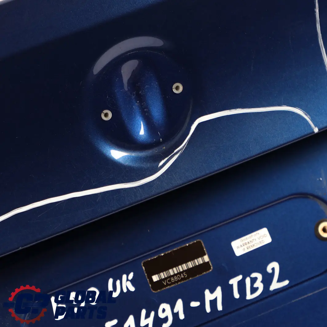 Trunk Lid Tailgate Boot Lid Montegoblau Montego Blue Metallic - A51 to BMW 3 E90 2 with Part number 7151491 BMW 3 E90 2 Trunk Lid Tailgate Boot Lid Montegoblau Montego Blue Metallic - A51 - SKU 7151491-MTB2 - Part number 7151491