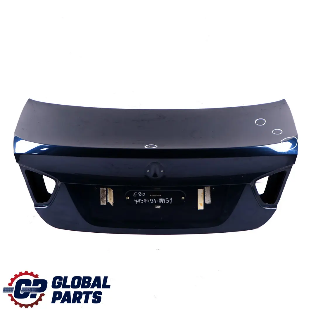 BMW 3 E90 Trunk Lid Tailgate Boot Lid Mysticblau Mystic Blue Metallic - A07 - SKU 7151491-MYS - Part number 7151491