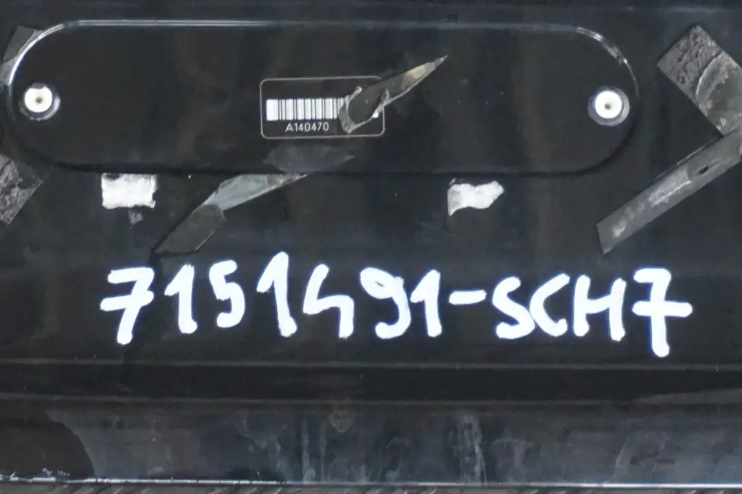 BMW E90 Klapa tylna tył bagażnika schwarz II 668 - SKU 7151491-SCH7 - Numer Części 7151491