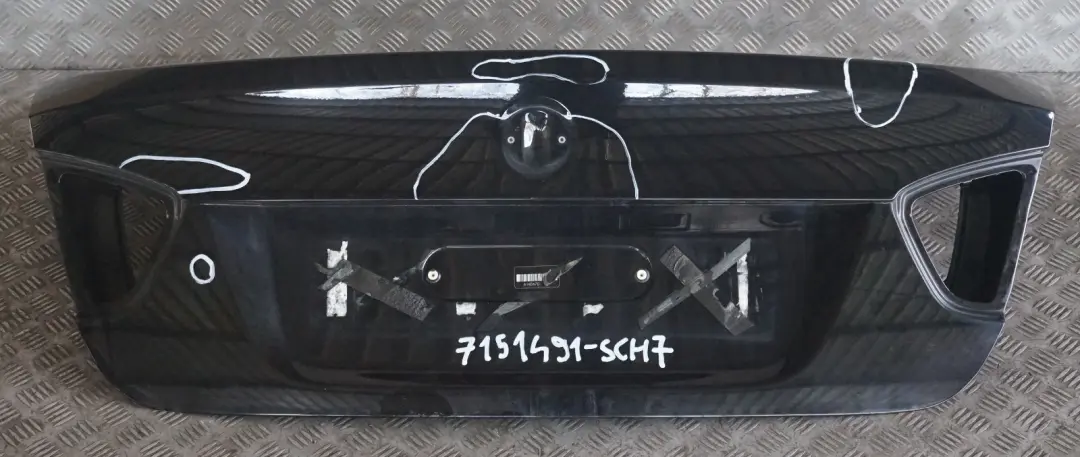 Trunk Lid Tailgate Boot Bootlid Schwarz 2 Black - 668 to BMW 3 Series E90 7 Rear with Part number 7151491 BMW 3 Series E90 7 Rear Trunk Lid Tailgate Boot Bootlid Schwarz 2 Black - 668 - SKU 7151491-SCH7 - Part number 7151491