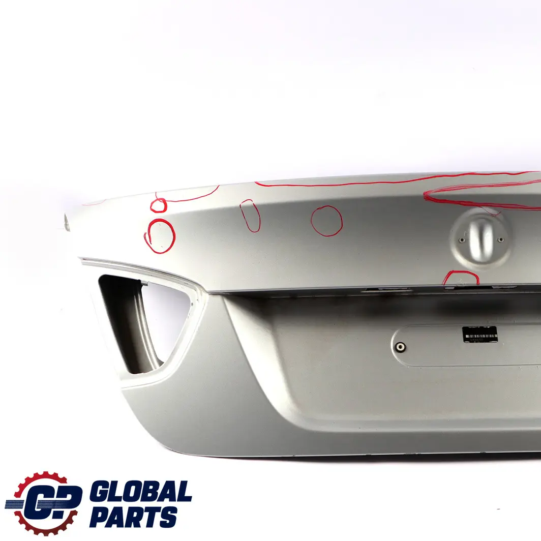 Trunk Lid Tailgate Boot Lid Titansilber Silver Metallic - 354 to BMW 3 Series E90 with Part number 7151491 BMW 3 Series E90 Trunk Lid Tailgate Boot Lid Titansilber Silver Metallic - 354 - SKU 7151491-TS - Part number 7151491