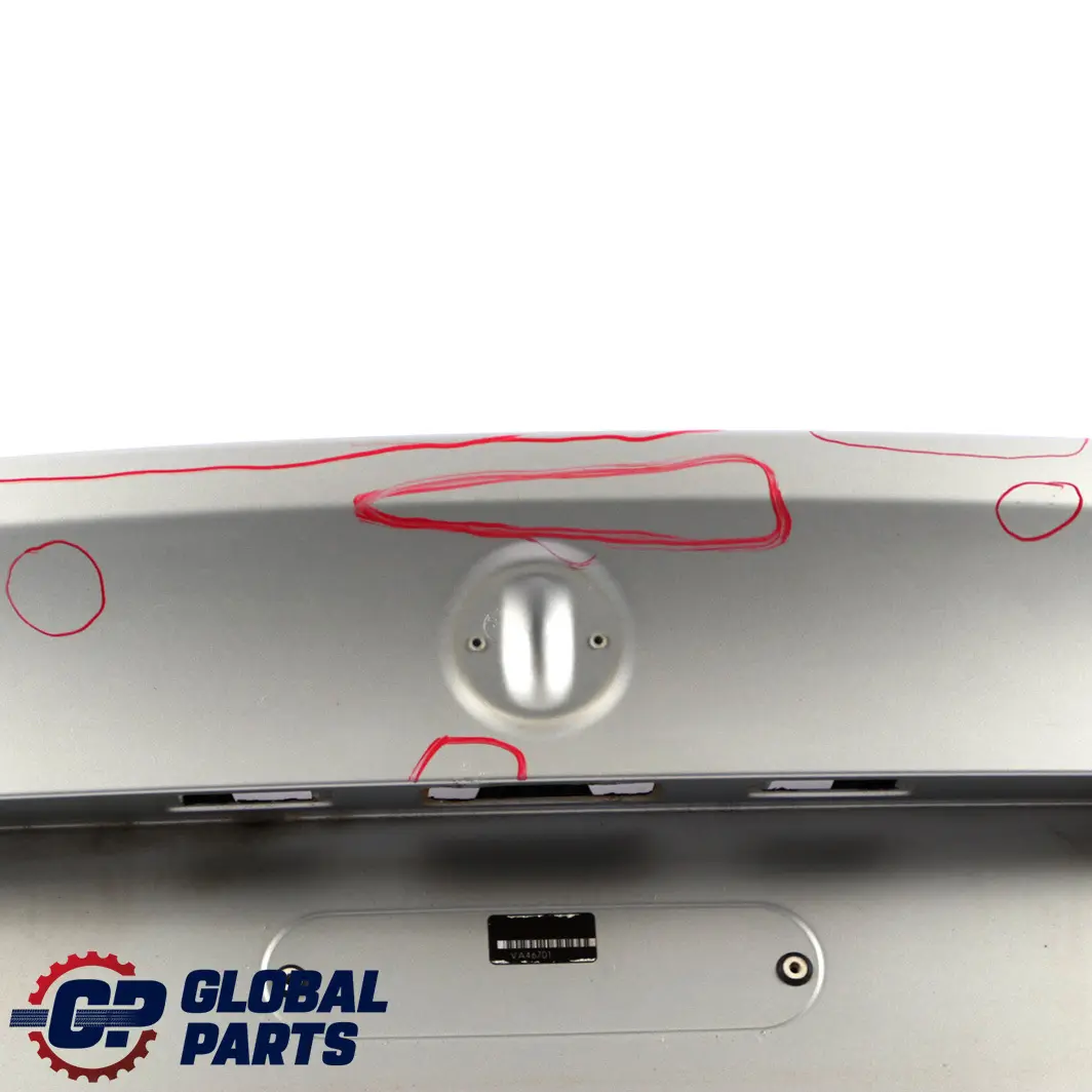 BMW 3 Series E90 Trunk Lid Tailgate Boot Lid Titansilber Silver Metallic - 354 - SKU 7151491-TS - Part number 7151491