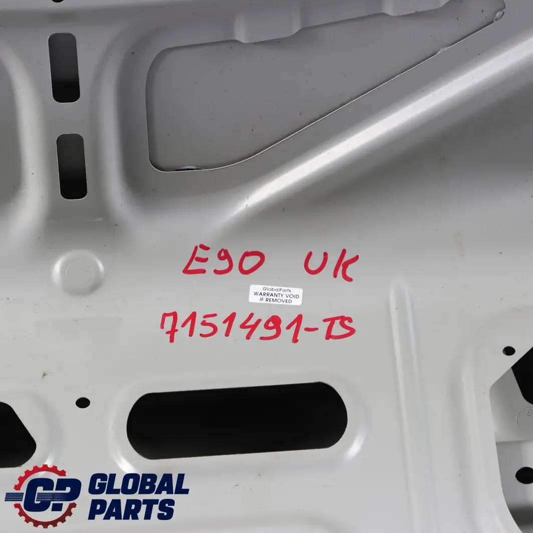 Trunk Lid Tailgate Boot Lid Titansilber Silver Metallic - 354 to BMW 3 Series E90 with Part number 7151491 BMW 3 Series E90 Trunk Lid Tailgate Boot Lid Titansilber Silver Metallic - 354 - SKU 7151491-TS - Part number 7151491