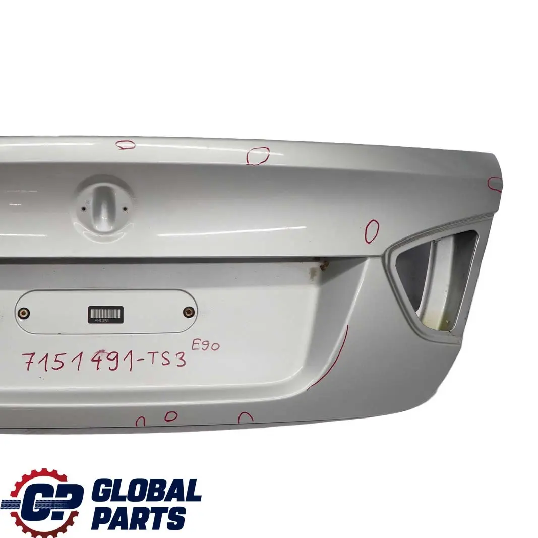 BMW 3 E90 3 Trunk Lid Tailgate Boot Lid Titansilber Silver Metallic - 354 - SKU 7151491-TS3 - Part number 7151491
