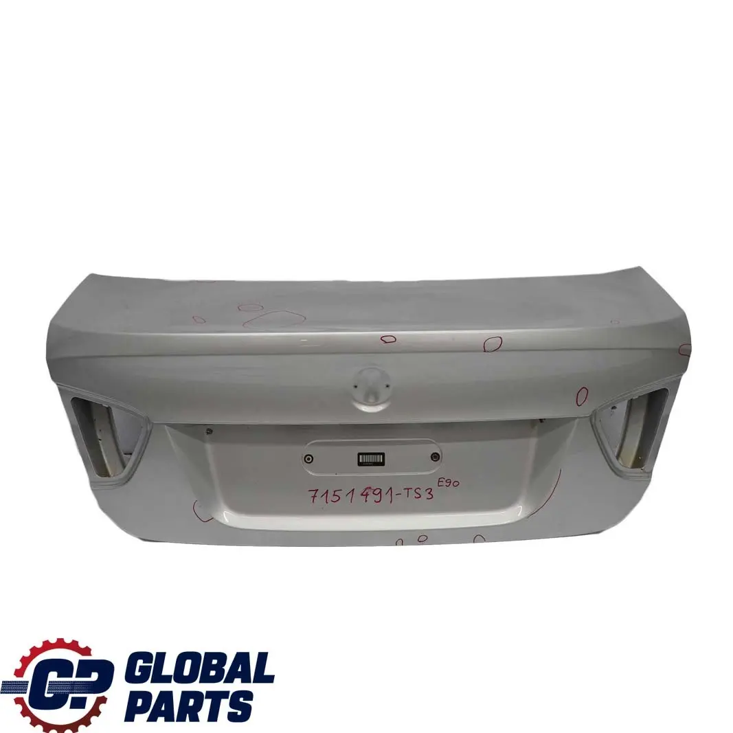 Trunk Lid Tailgate Boot Lid Titansilber Silver Metallic - 354 to BMW 3 E90 3 with Part number 7151491 BMW 3 E90 3 Trunk Lid Tailgate Boot Lid Titansilber Silver Metallic - 354 - SKU 7151491-TS3 - Part number 7151491