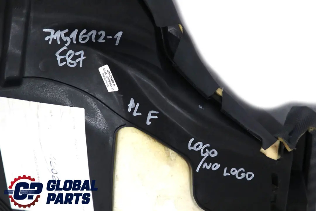 BMW 1 Reihe E87 1 Hinten Sitz Bezug Stoff Kunstleder Alaskagrau Grau AGA1 - SKU 7151612-1 - Teilenummer 7151612