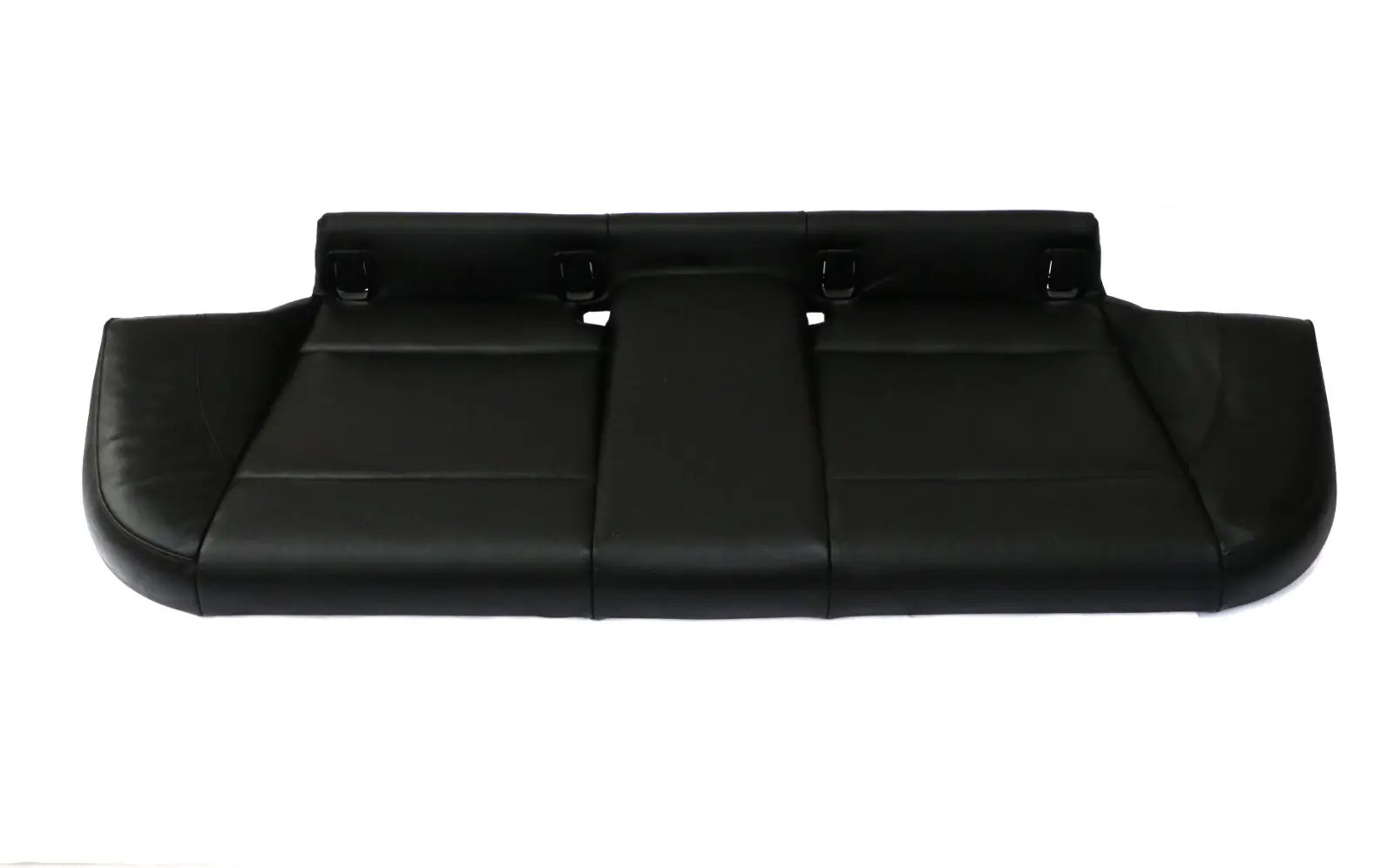 BMW E87 Asiento Trasero Banco Sofá de cuero Boston Negro