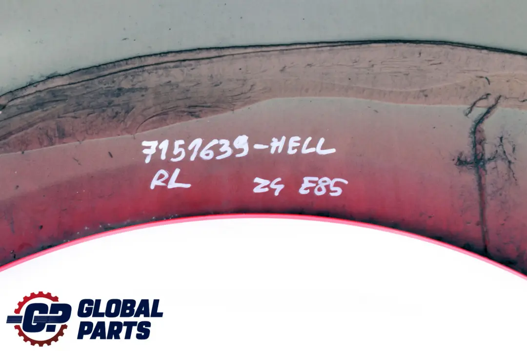BMW Z4 Series E85 Rear Left N/S Side Panel Wing Fender Hellrot Red - SKU 7151639-HELL - Part number 7151639