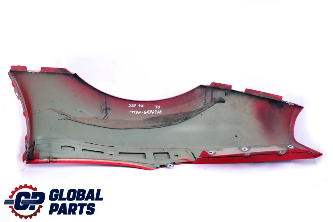 Left N/S Side Panel Wing Fender Hellrot Red to BMW Z4 Series E85 Rear with Part number 7151639 BMW Z4 Series E85 Rear Left N/S Side Panel Wing Fender Hellrot Red - SKU 7151639-HELL - Part number 7151639