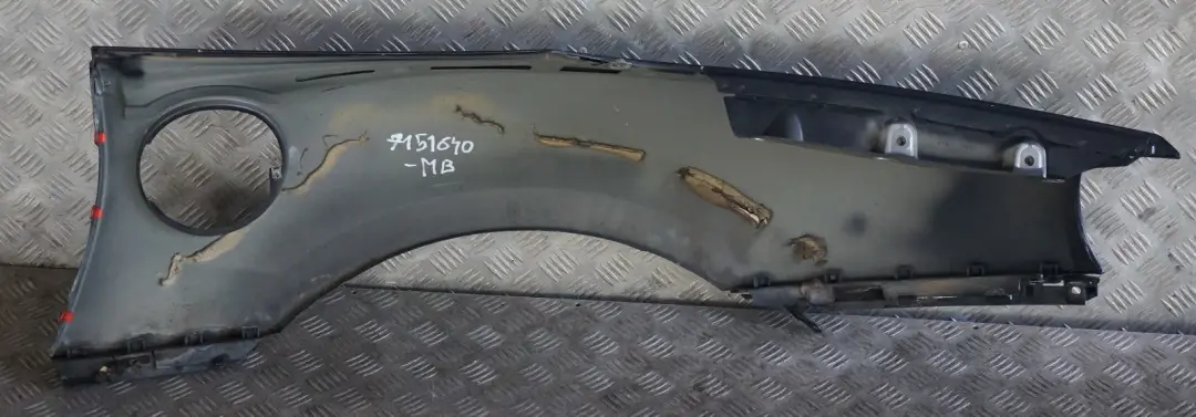 BMW E85 Z4 Błotnik prawy tył tylny Monacoblau - SKU 7151640-MB - Numer Części 7151640