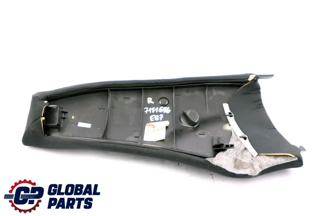 BMW 1 Series E87 Rear Back Seat Right O/S Side Lateral Trim Panel Anthracite - SKU 7151656 - Part number 7151656
