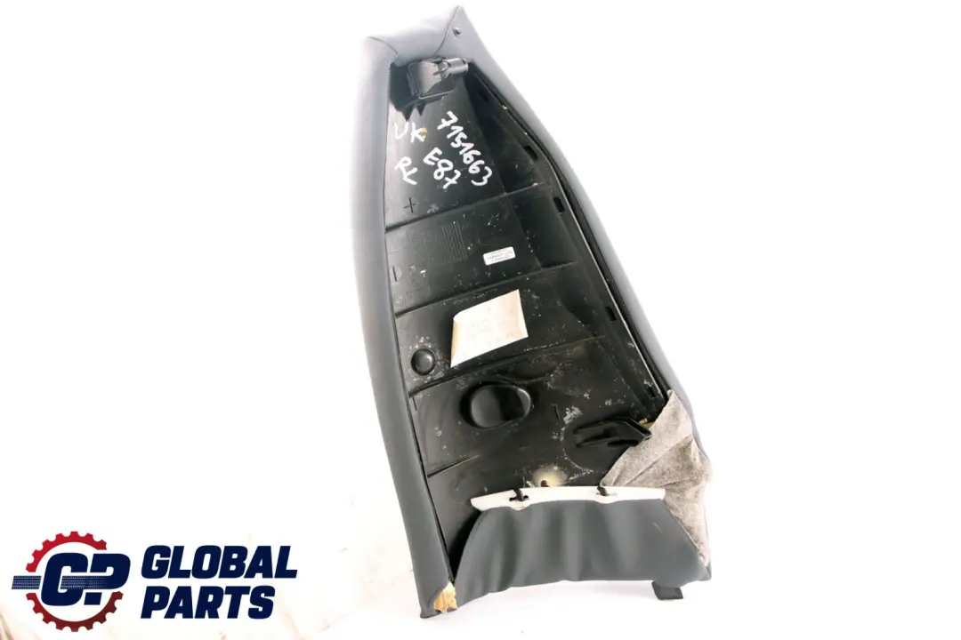 BMW 1 E87 LCI Rücksitz Bezug Seitenteil Links Stoff Network Cranberry Rot - SKU 7151663 - Teilenummer 7151663