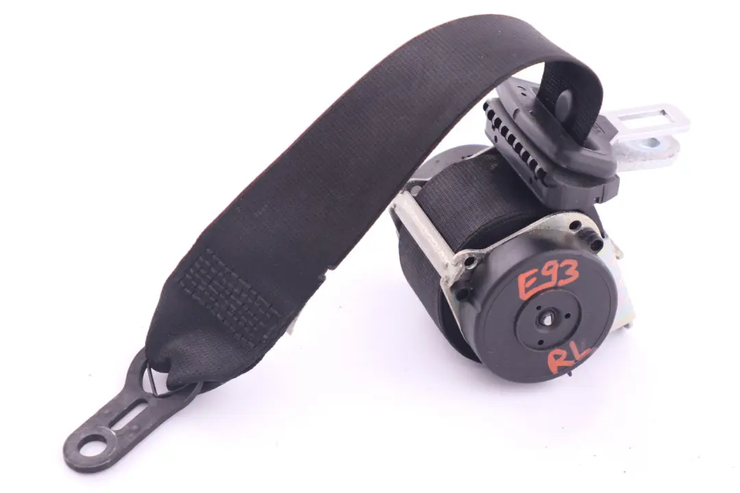 E93N LCI Cinturon Superior Trasero Izquierdo Negro para BMW E93 con número de pieza 7151683 BMW E93 E93N LCI Cinturon Superior Trasero Izquierdo Negro - SKU 7151683 - Número de pieza 7151683