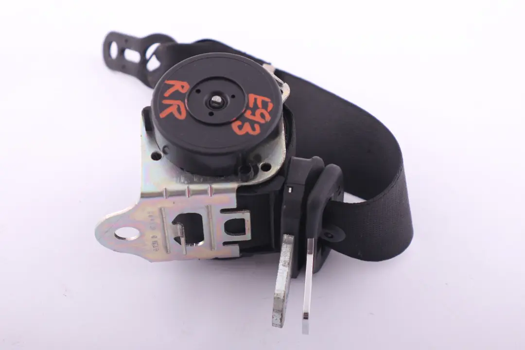 Upper Seat Belt Rear Right O/S Black to BMW E93 with Part number 7151684 BMW E93 Upper Seat Belt Rear Right O/S Black - SKU 7151684 - Part number 7151684