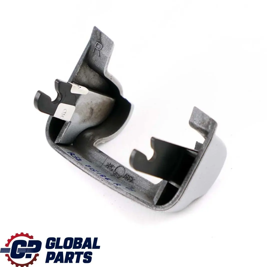 Hinge Cover Rear Right O/S Trim Panel Pure Silver to Mini Cooper One R52 Cabrio with Part number 7151816 Mini Cooper One R52 Cabrio Hinge Cover Rear Right O/S Trim Panel Pure Silver - SKU 7151816-PS - Part number 7151816