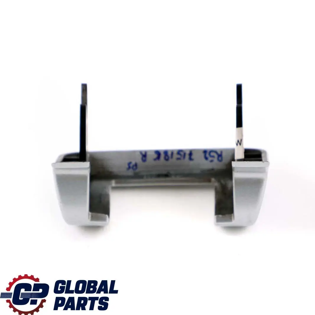 Hinge Cover Rear Right O/S Trim Panel Pure Silver to Mini Cooper One R52 Cabrio with Part number 7151816 Mini Cooper One R52 Cabrio Hinge Cover Rear Right O/S Trim Panel Pure Silver - SKU 7151816-PS - Part number 7151816