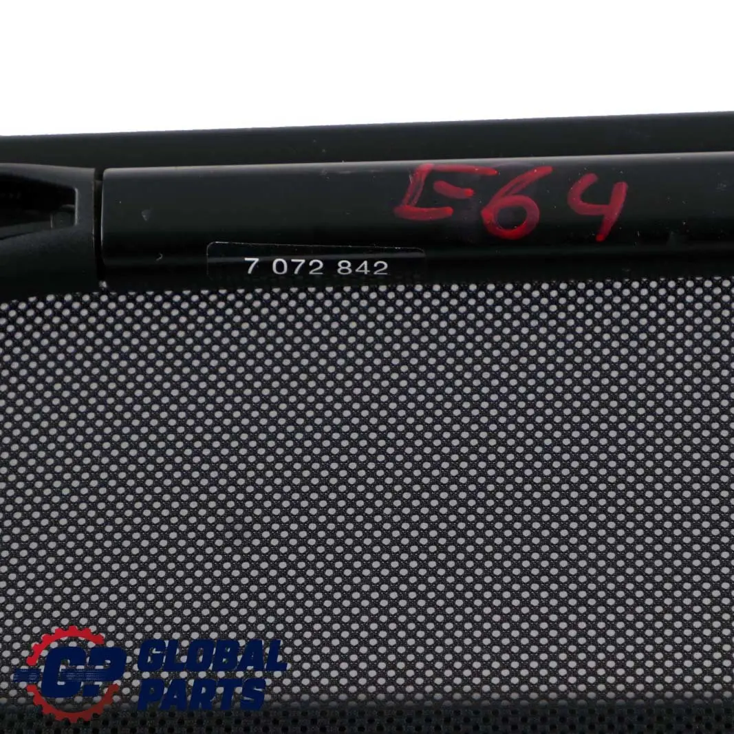 BMW 6 E64 Cabrio Windschutz Windschott Windstop Hinten 7072842 - SKU 7151856 - Teilenummer 7151856