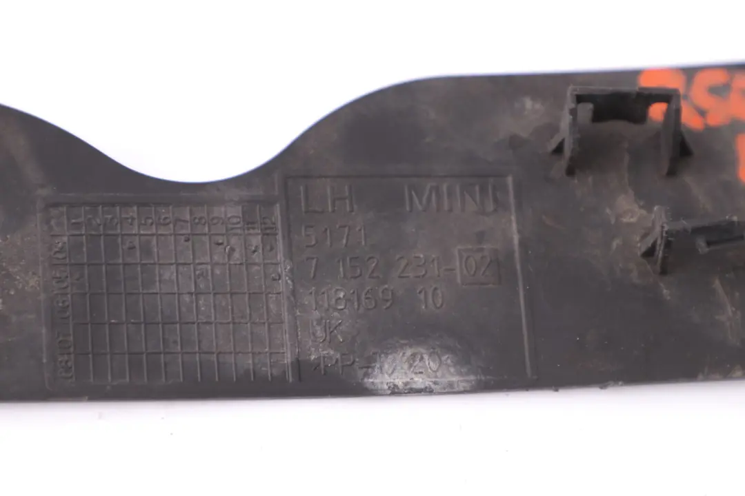 MINI Cooper R50 R52 R53 Front Hood Cover Trim Left N/S - SKU 7152231 - Part number 7152231