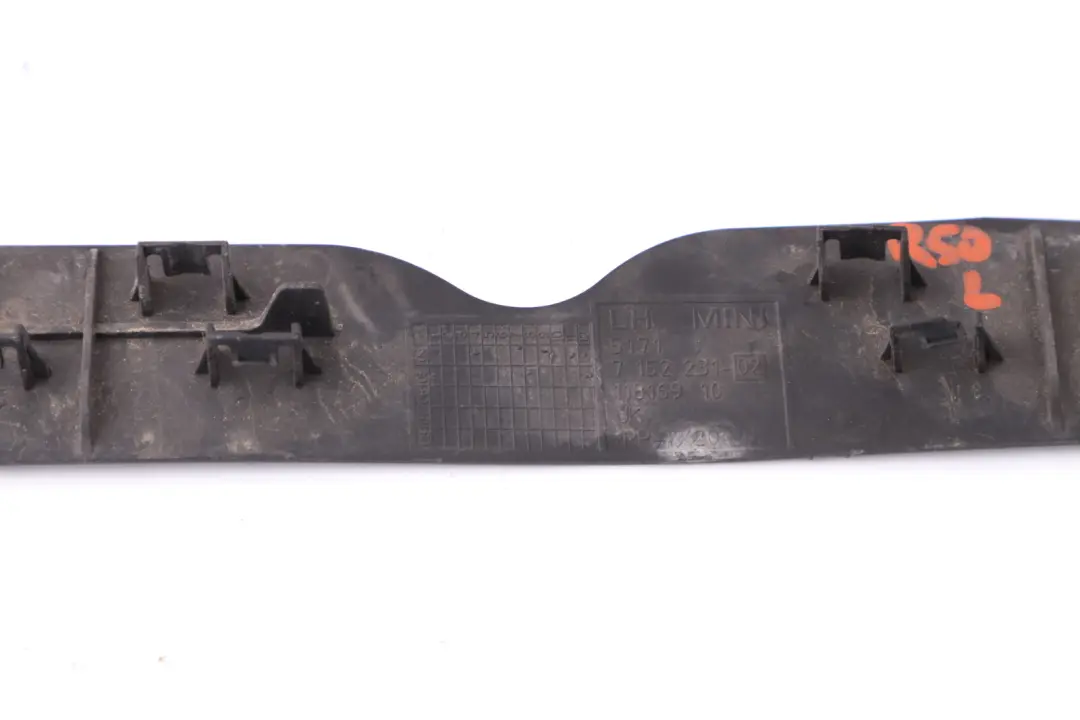 Garniture De Capot Avant Gauche pour MINI Cooper R50 R52 R53 à propos du numéro de pièce 7152231 MINI Cooper R50 R52 R53 Garniture De Capot Avant Gauche - SKU 7152231 - Numéro de pièce 7152231