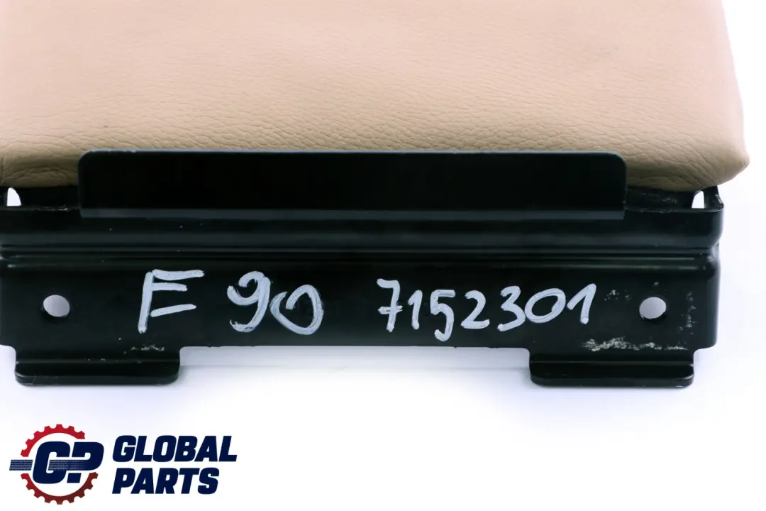 BMW 3 Series E90 E91 Rear Seat Middle Armrest Arm Rest Leather Beige - SKU 7152301 - Part number 7152301