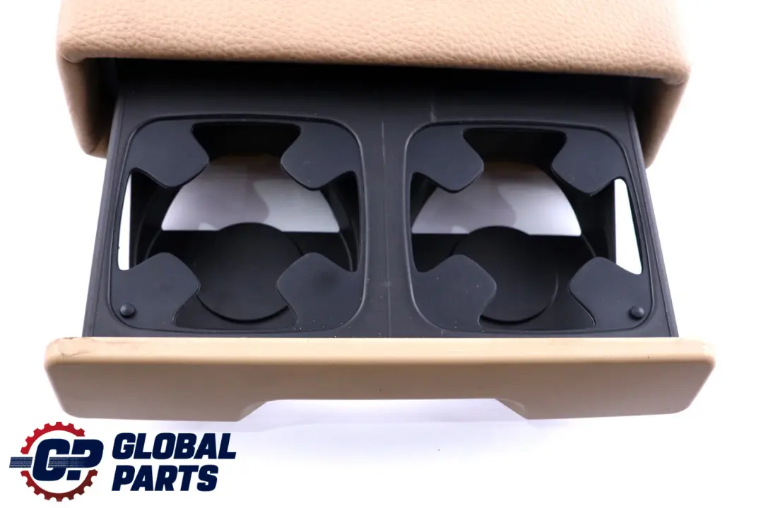 BMW 3 Series E90 E91 Rear Seat Middle Armrest Arm Rest Leather Beige - SKU 7152301 - Part number 7152301