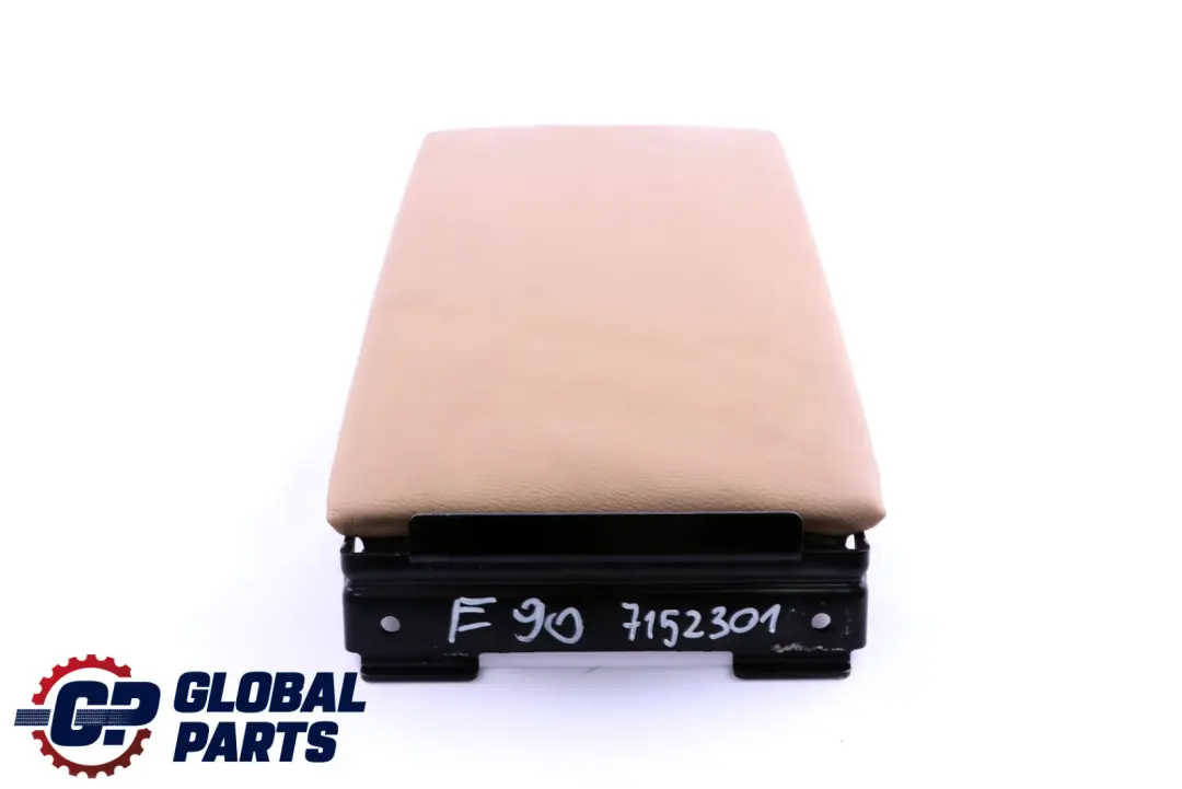 BMW 3 Series E90 E91 Rear Seat Middle Armrest Arm Rest Leather Beige - SKU 7152301 - Part number 7152301