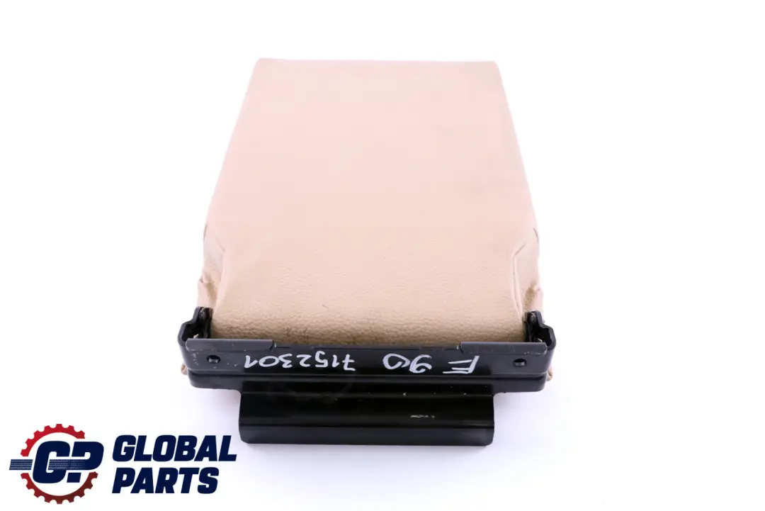 Middle Armrest Arm Rest Leather Beige to BMW 3 Series E90 E91 Rear Seat with Part number 7152301 BMW 3 Series E90 E91 Rear Seat Middle Armrest Arm Rest Leather Beige - SKU 7152301 - Part number 7152301