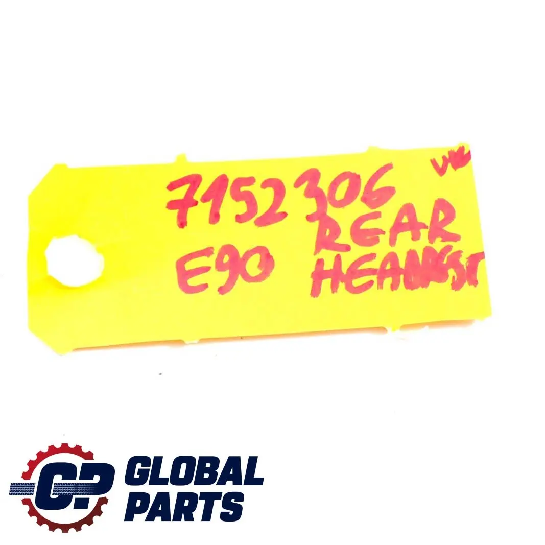BMW E90 E91 Asiento Trasero Izquierda Derecha Respaldo Reposacabezas Tela Gris - SKU 7152306 - Número de pieza 7152306