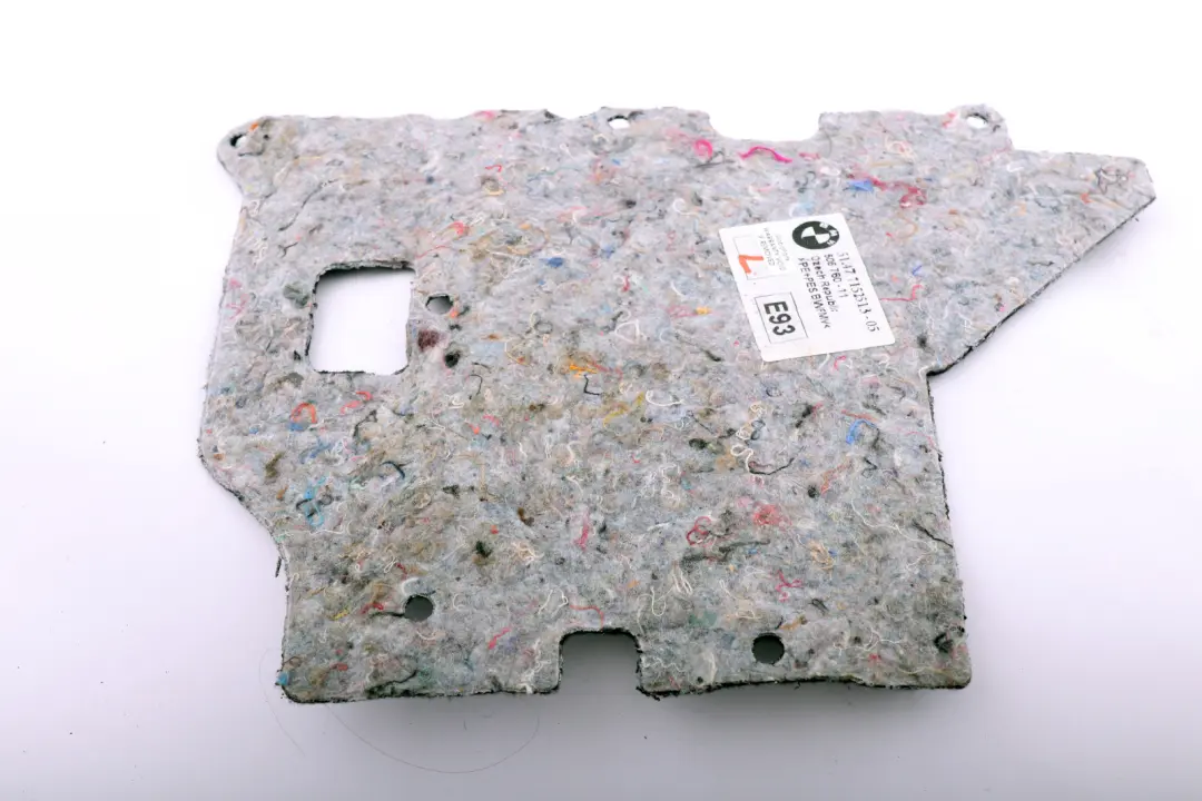 E93N LCI Cabrio Sound Insulation Trunk Left N/S BMW 3 Series E93 - SKU 7152513 - Part number 7152513