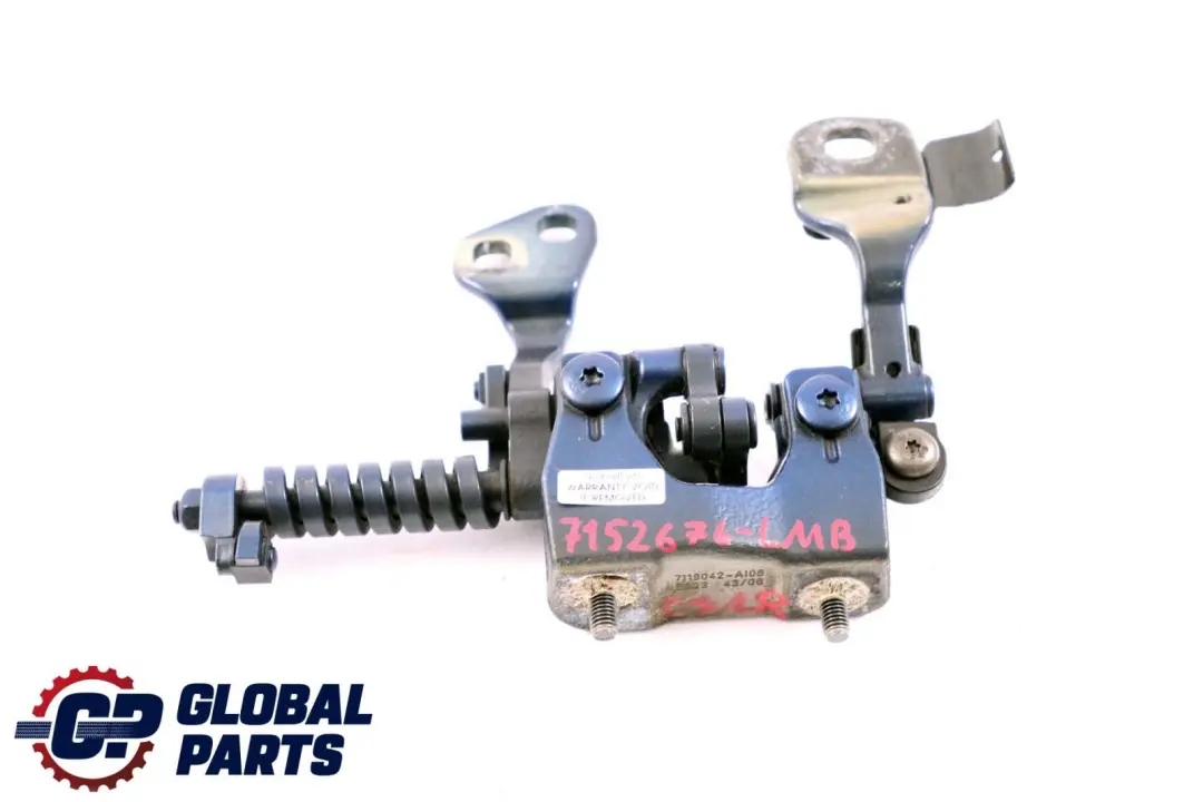 BMW 3 Series E91 Rear Right Trunk Lid Hinge O/S Le Mans Blau Blue 7119042 - SKU 7152676-LMB - Part number 7152676