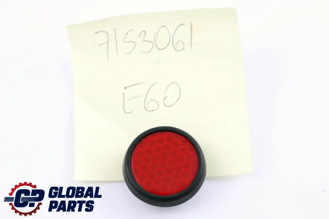 Reflector Rubin Door Trim Red to BMW E60 E61 E63 E64 with Part number 7153061 BMW E60 E61 E63 E64 Reflector Rubin Door Trim Red - SKU 7153061 - Part number 7153061