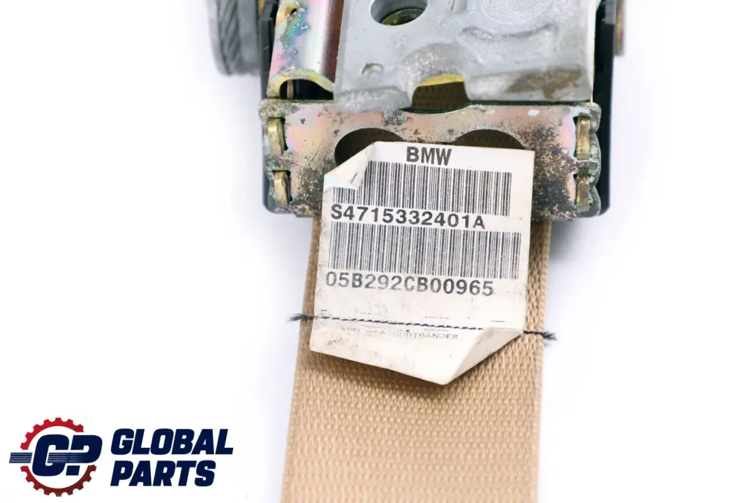 Obergurt Hinten Rechts Beige für BMW 7 er E65 E66 E67 mit Teilenummer 7153324 BMW 7 er E65 E66 E67 Obergurt Hinten Rechts Beige - SKU 7153324 - Teilenummer 7153324