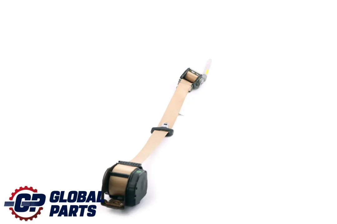 BMW 7 Series E65 E66 E67 Upper Seat Belt Rear Right O/S Beige - SKU 7153324 - Part number 7153324