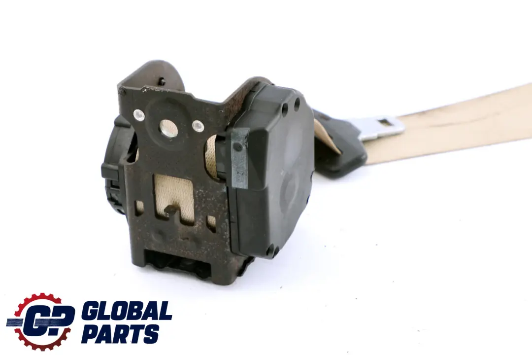 BMW 7 Series E65 E66 E67 Upper Seat Belt Rear Right O/S Cremebeige - SKU 7153328 - Part number 9132842