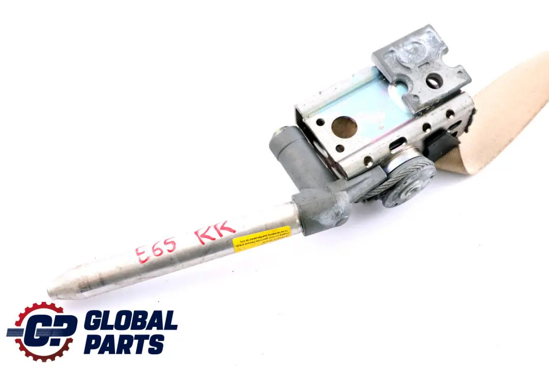 BMW 7 Series E65 E66 E67 Upper Seat Belt Rear Right O/S Cremebeige - SKU 7153328 - Part number 9132842