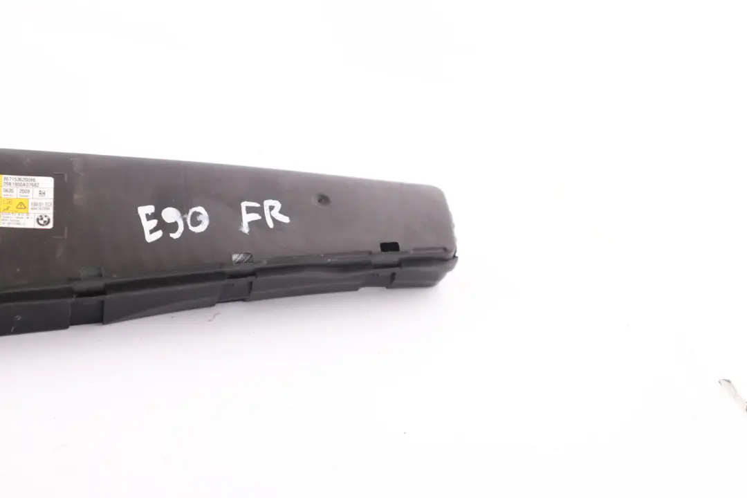 Modulo Aria BMW E90 E91 Unità Laterale Sedile Anteriore Destro Nero per con numero di parte 7153620 Modulo Aria BMW E90 E91 Unità Laterale Sedile Anteriore Destro Nero - SKU 7153620 - Numero di parte 7153620