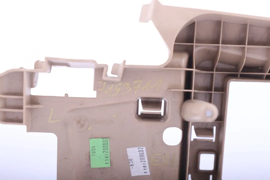 Trim Panel BMW E91 Railing Cover Left Trunk Boot N/S Beige 7068909 to with Part number 7153711 Trim Panel BMW E91 Railing Cover Left Trunk Boot N/S Beige 7068909 - SKU 7153711 - Part number 7153711
