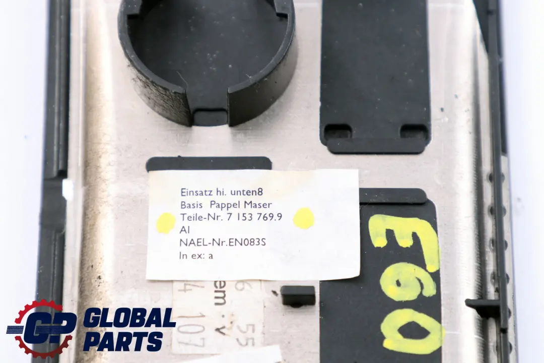 Centre Console Poplar Woodgrain Brown Rear to BMW 5 Series E60 E61 Cover with Part number 7153769 BMW 5 Series E60 E61 Cover Centre Console Poplar Woodgrain Brown Rear - SKU 7153769 - Part number 7153769