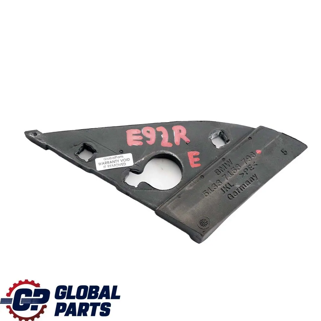 BMW 3 Series E92 E92N E93 E93N LCI M3 Seal Outer Right Mirror Tiangle O/S - SKU 7153796 - Part number 7153796