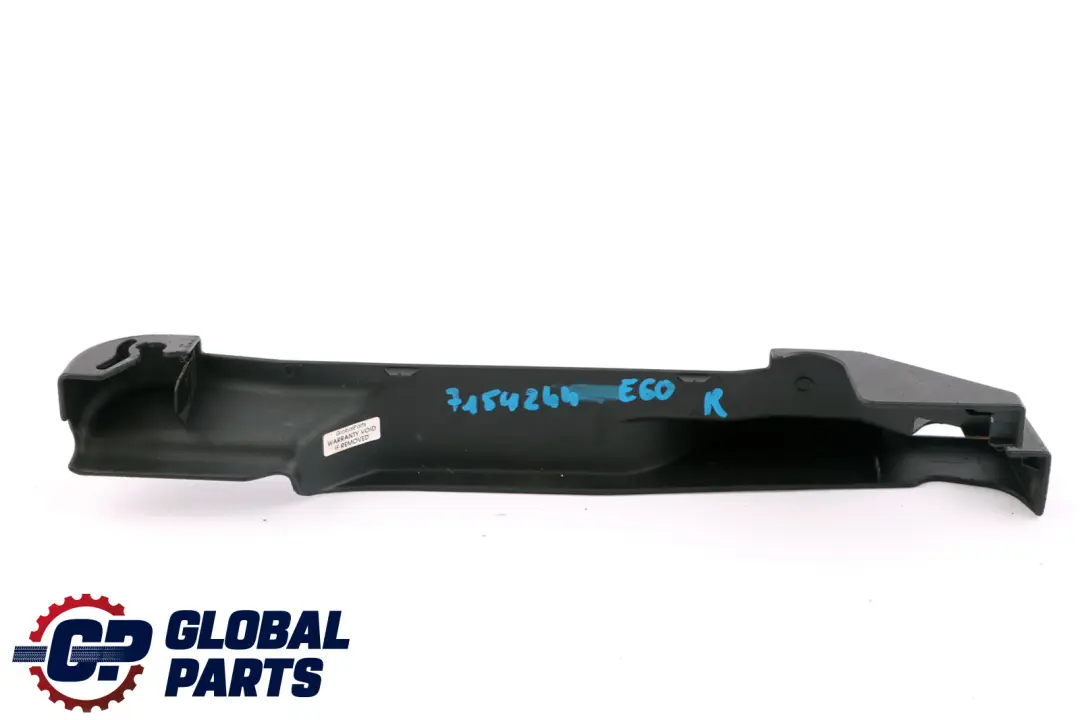 BMW 5 Series E60 Seat Front Finisher Upper Rail Exterior Trim Driver Right O/S - SKU RHD-7154244 - Part number 7154244