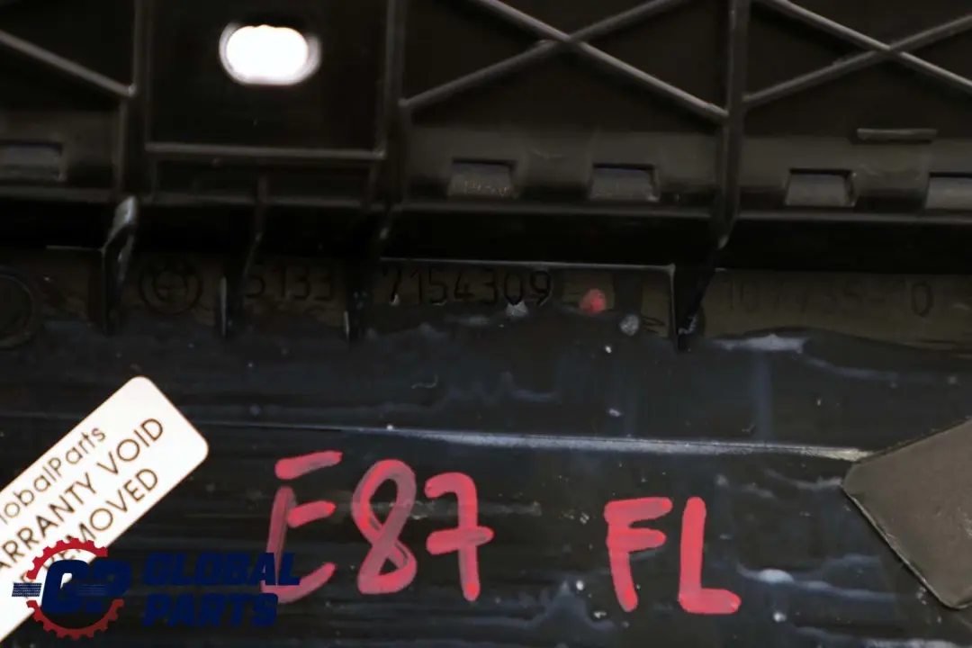 Door Window Finisher Frame B-Pillar Front Left N/S Shadow Line to BMW E87 with Part number 7154309 BMW E87 Door Window Finisher Frame B-Pillar Front Left N/S Shadow Line - SKU 7154309 - Part number 7154309