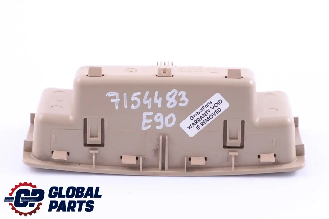 BMW 3 Series E90 E91 Rear Center Console Beige Lower Bottom Insert With Foam - SKU 7154483 - Part number 7154483