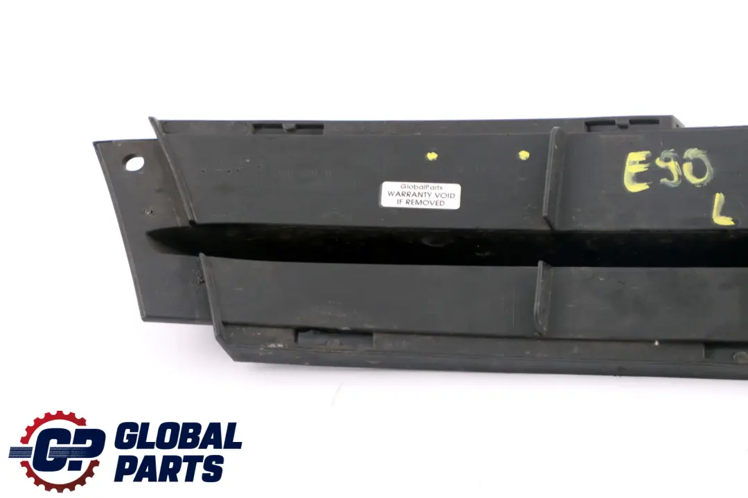 BMW E90 E91 Front Bumper Lower Closed Grill Grid Left N/S - SKU 7154553 - Part number 51117154553