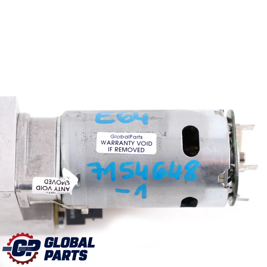BMW 6 Series E64 Convertible Folding Top Roof Hydraulic Unit Motor Pump - SKU 7154648-1 - Part number 7154648