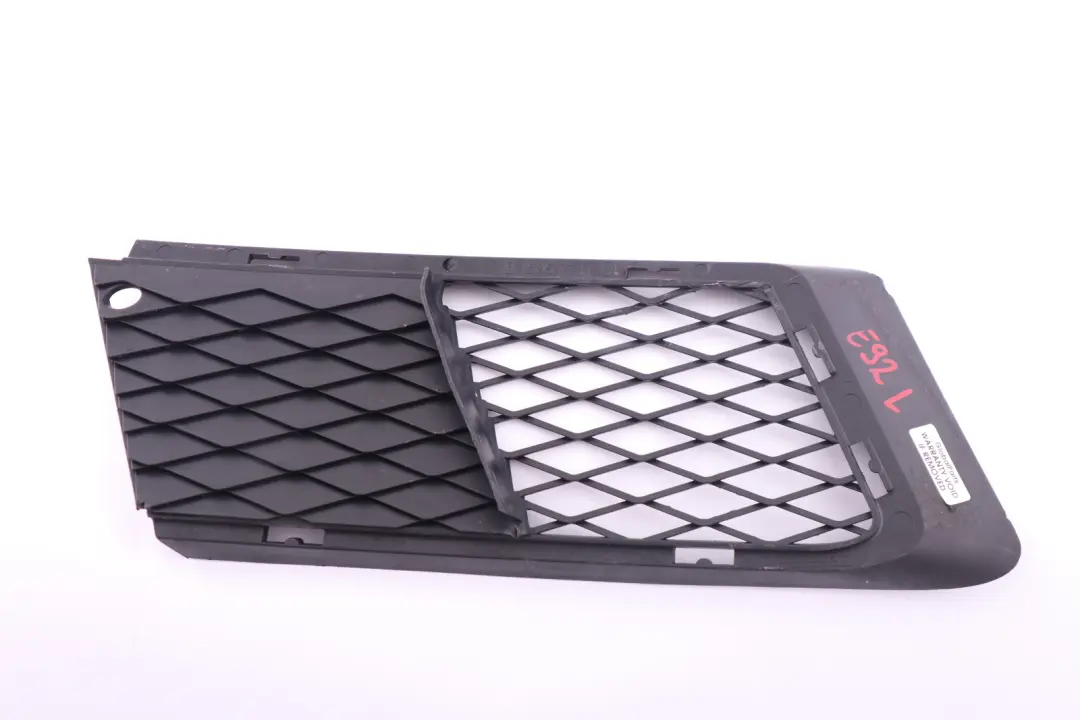 BMW 3 E92 E93 Pare-Chocs Grille Teiloffen Linksschwarz - SKU 7154719 - Numéro de pièce 7154719