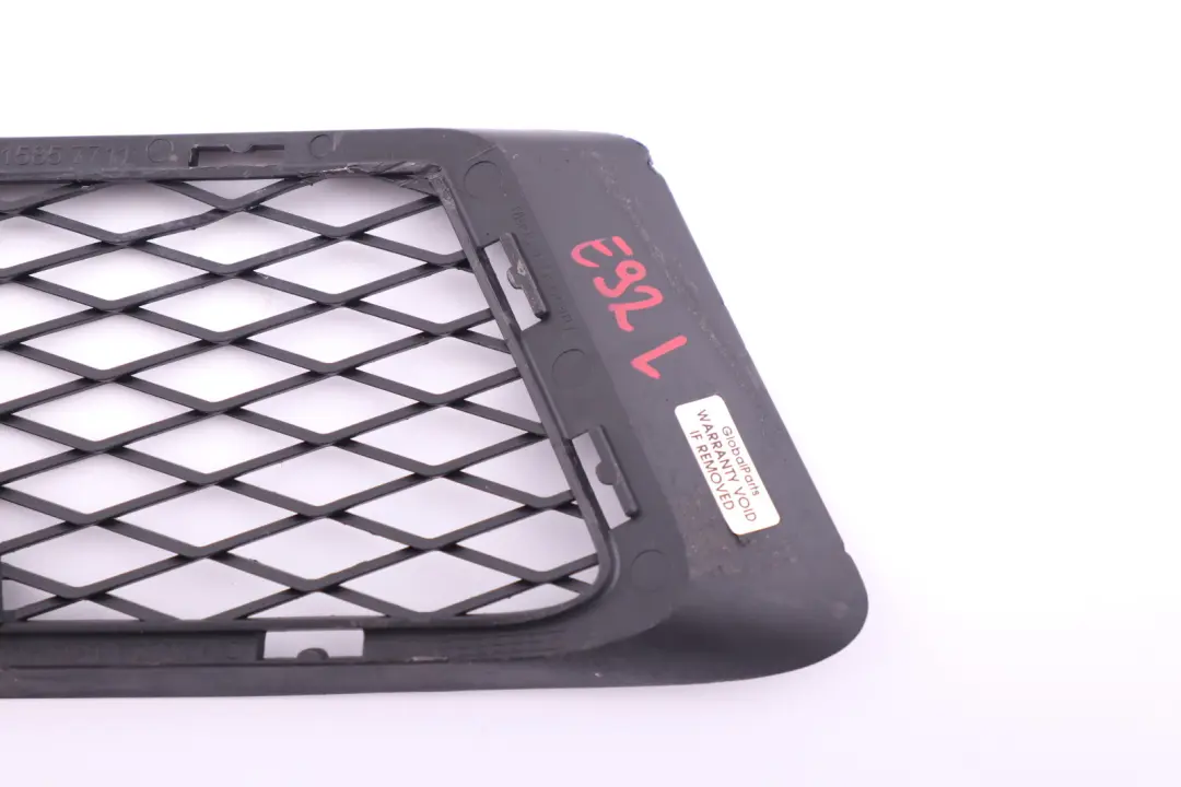 BMW 3 E92 E93 Pare-Chocs Grille Teiloffen Linksschwarz - SKU 7154719 - Numéro de pièce 7154719