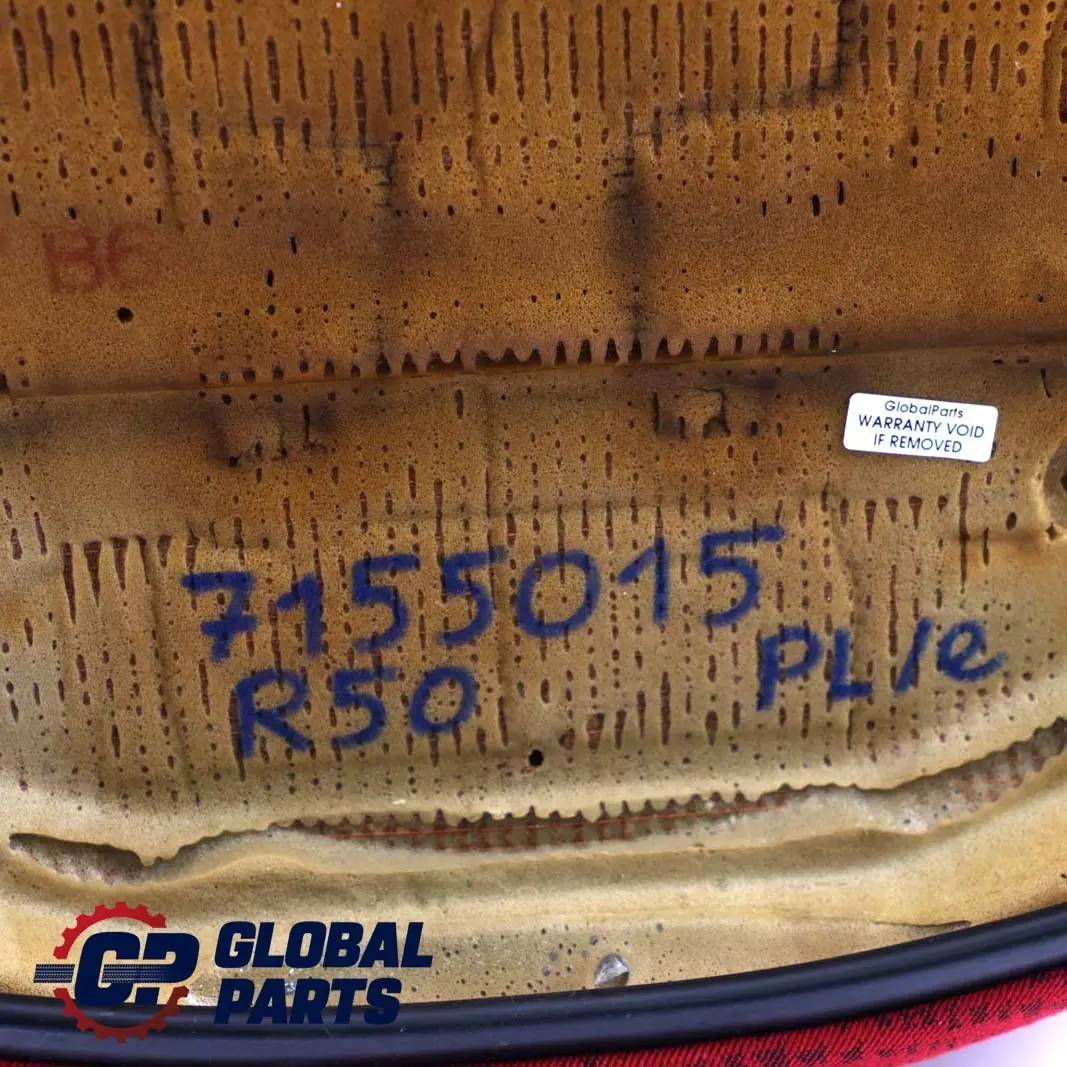 Sitz Vorne Links Rechts Leder Abdeckung Panther Black Schwarz für BMW Mini R50 mit Teilenummer 7155015 BMW Mini R50 Sitz Vorne Links Rechts Leder Abdeckung Panther Black Schwarz - SKU 7155015 - Teilenummer 7155015