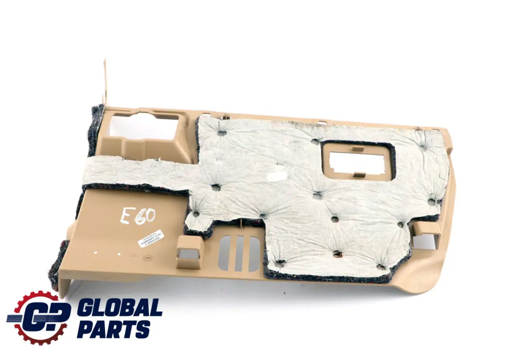 BMW 5 Series E60 E61 Passenger's Footwell Trim Panel Bottom Beige - SKU 7156235-1 - Part number 7156235