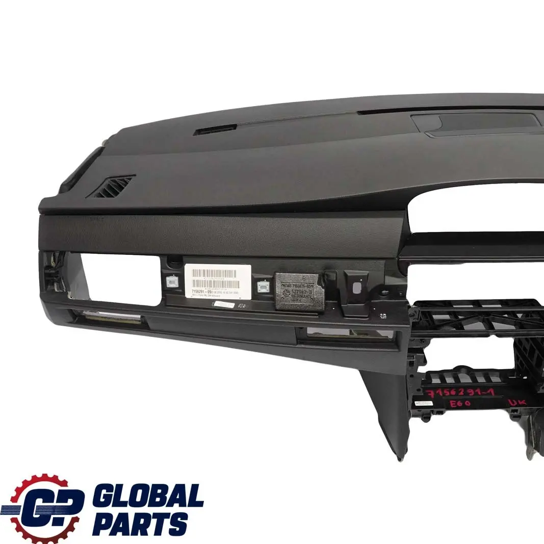 BMW 5 Series E60 E61 Dashboard Dash Trim Panel Schwarz Black 7156291 - SKU rhd-7156291-1 - Part number 7063269