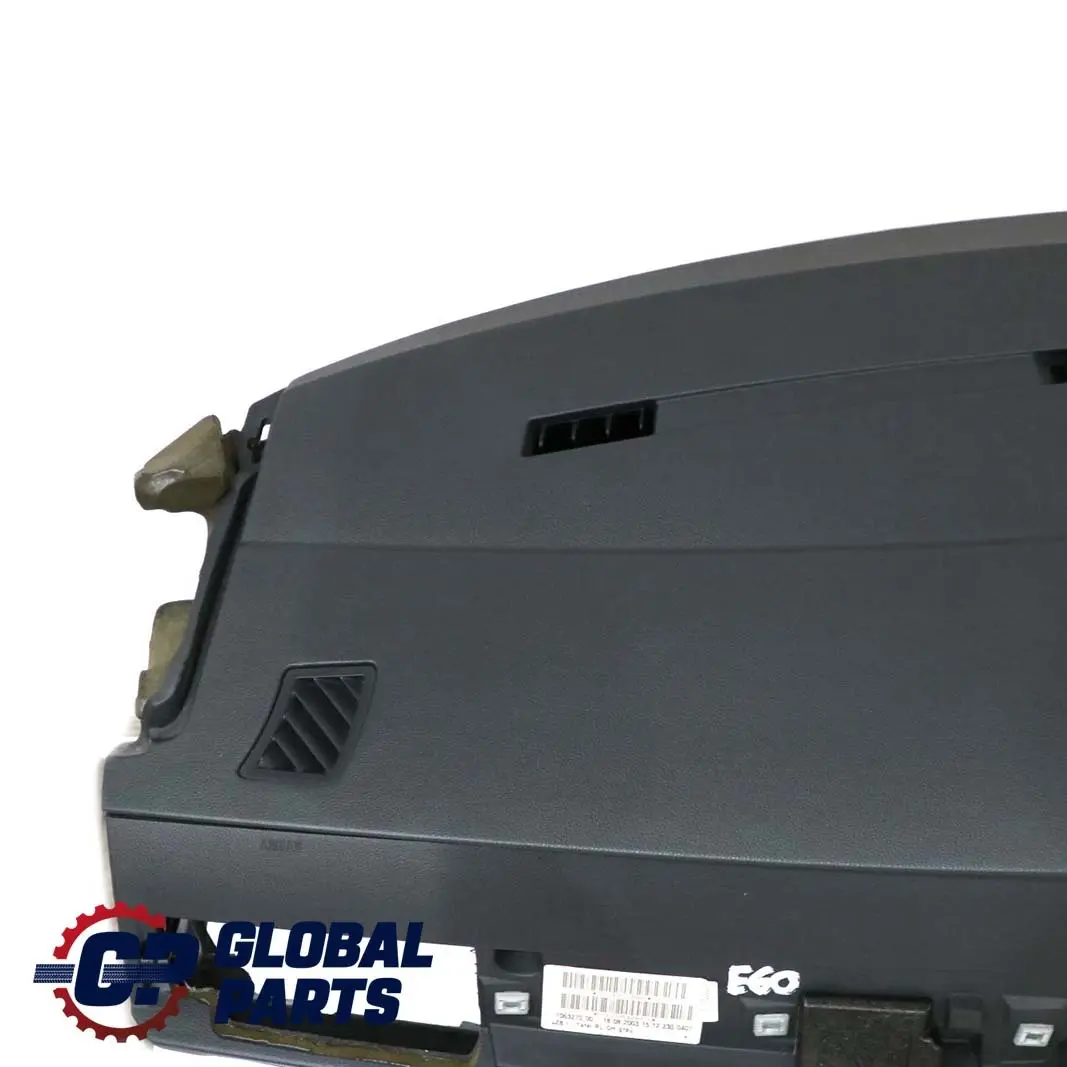 Dashboard Dash Trim Panel Black Grey Grau to BMW 5 Series E60 E61 with Part number 7156292 BMW 5 Series E60 E61 Dashboard Dash Trim Panel Black Grey Grau - SKU 7156292 - Part number 7156292